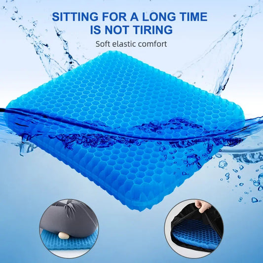 Gel Seat Cushion Summer Breathable Honeycomb Design For Pressure
