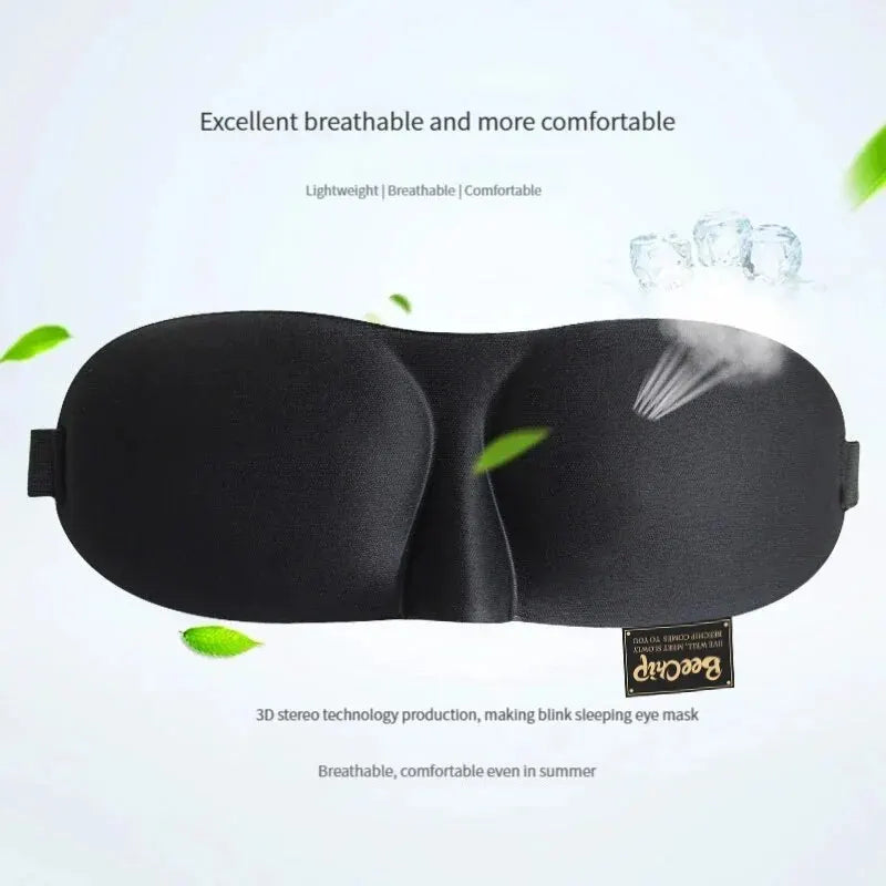 3D Sleep Mask Blindfold Sleeping Aid Soft Memory Foam Eye mask for