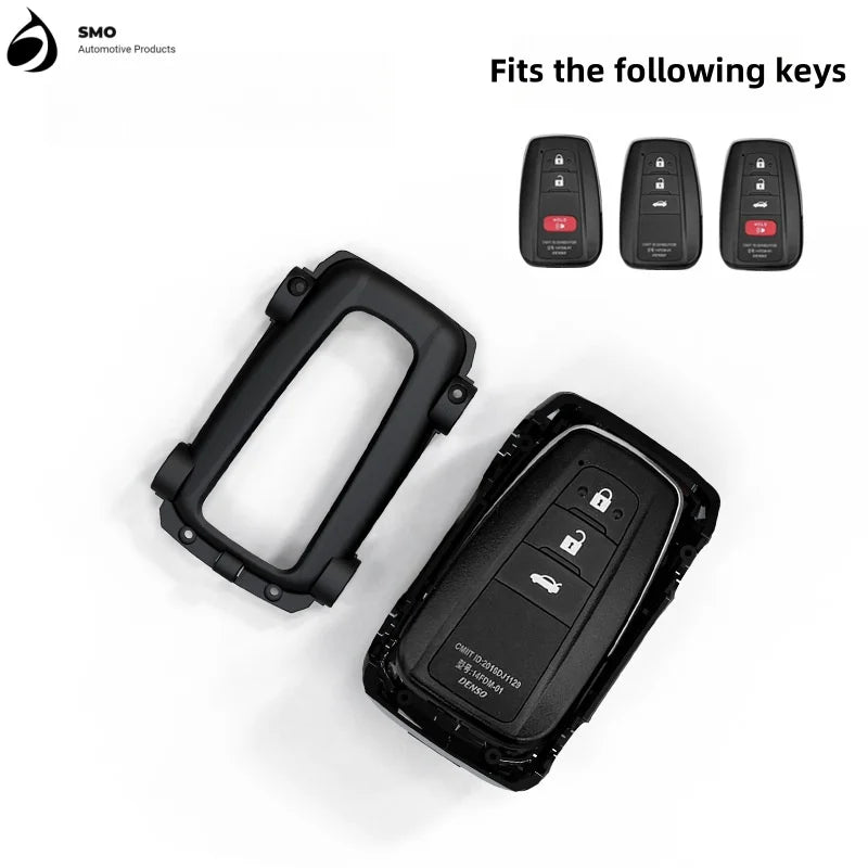 For Toyota Highlander Key Cover With Light Car Key Fob Car Model Key