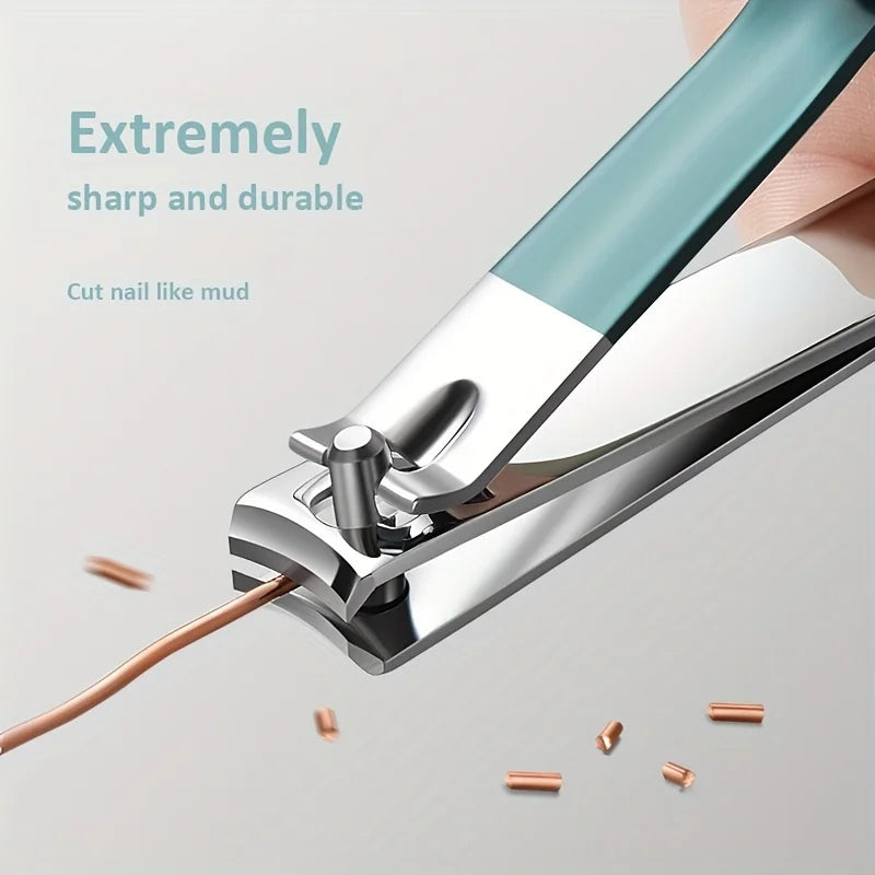 Professional Nail Clipper Set Portable Nail Scissors Stainless Steel