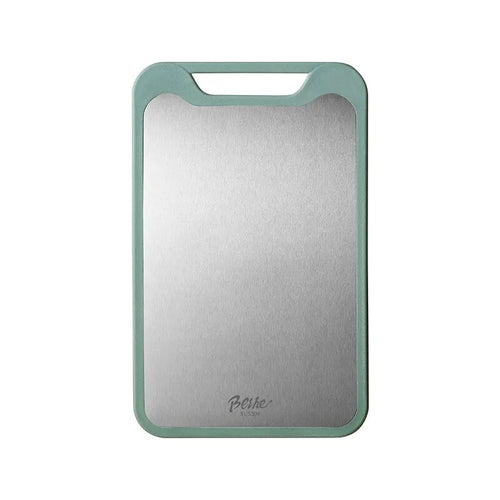 1pc Cutting Board Two Sides Of Stainless Steel and Plastic