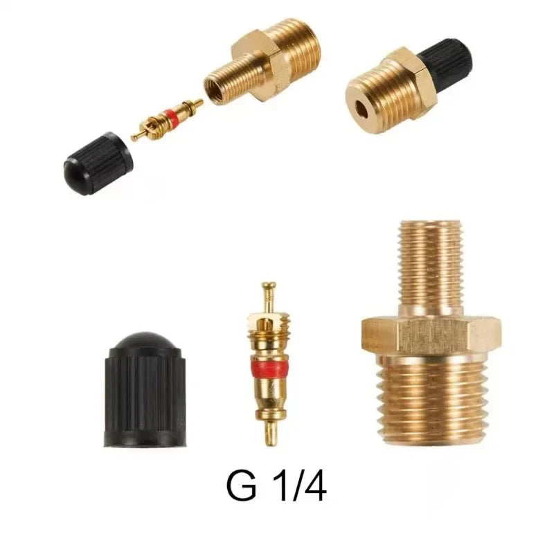 1/4 NPT 1/8 NPT M10*1 Automobile Tire Valve Core Motorcycle Tubeless