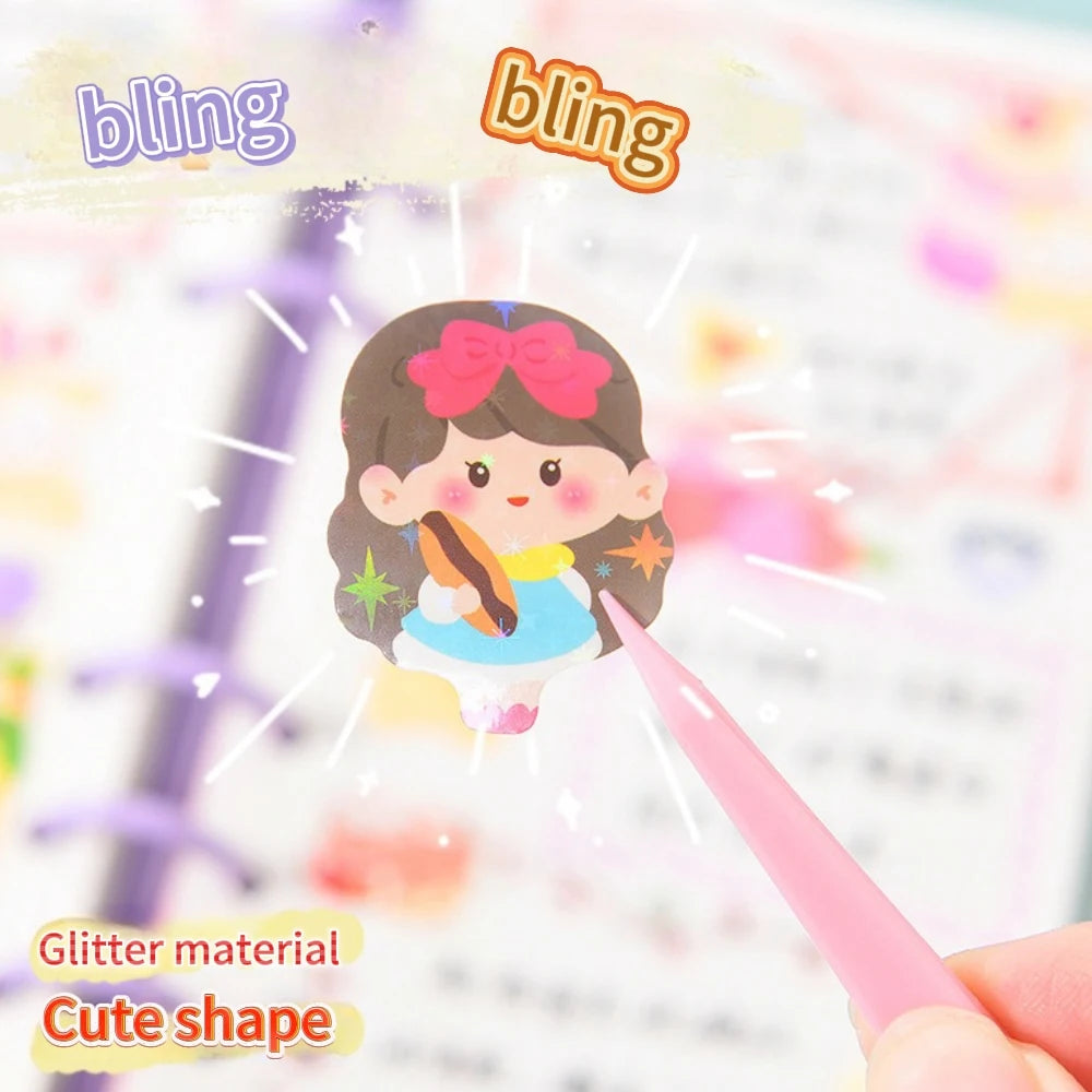 Kawaii Stickers for Kids Cute Stationary Aesthetic Diary Decoration