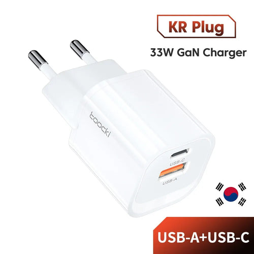 Toocki GaN USB Type C Charger Portable High Speed Charger for iPhone