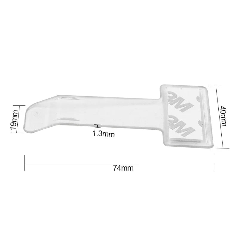 Custom Logo Plastic Car Styling Parking Ticket Holder Car Fastener