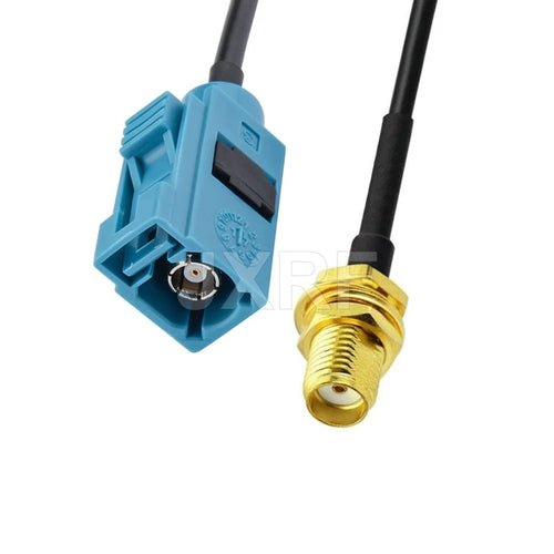 Fakra Z Male to SMA Male Vehicle Antenna Adapter Cable for Car Stereo