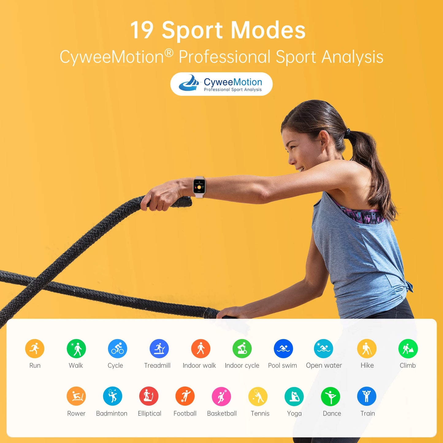 UMIDIGI Uwatch 5S Bluetooth Smart Watch 1.7" 5ATM Waterproof