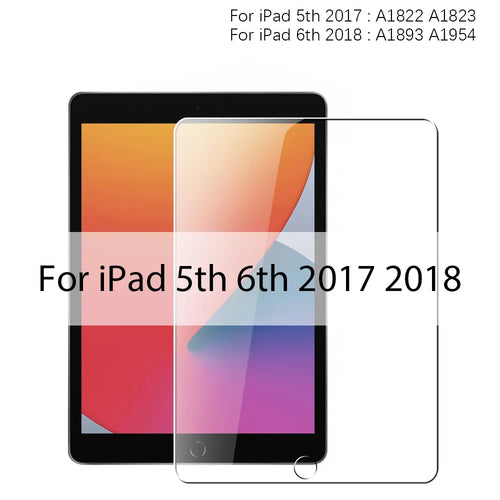 Tempered Glass Screen Protector For Ipad Pro 12.9 11 6th 2022 Air 5 4