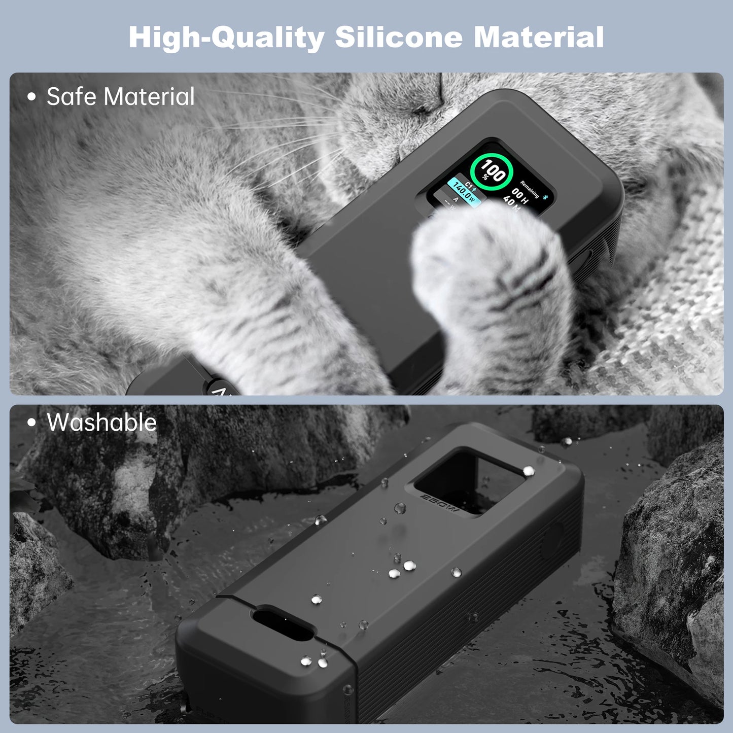 Silicone Case for Anker Prime 27,650mAh 250W/20,000mAh 200W Power Bank