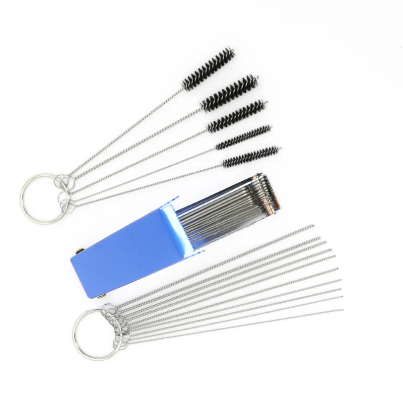 Carburetor Carbon Dirt Jet Remove Cleaning Needles Brushes Cleaner