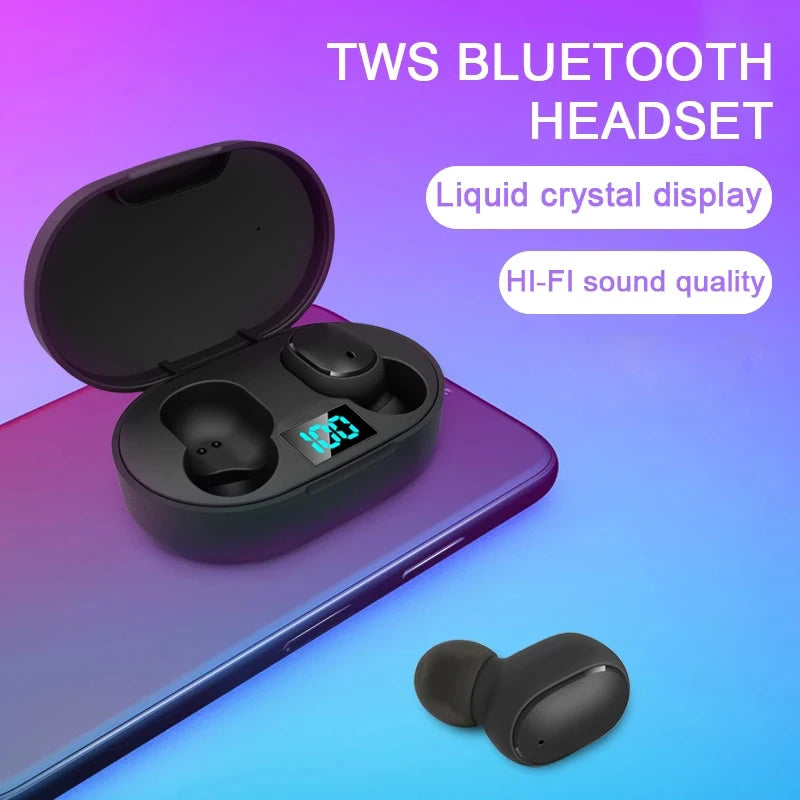 TWS Wireless Headphones Bluetooth Earphone Control Sport Headset