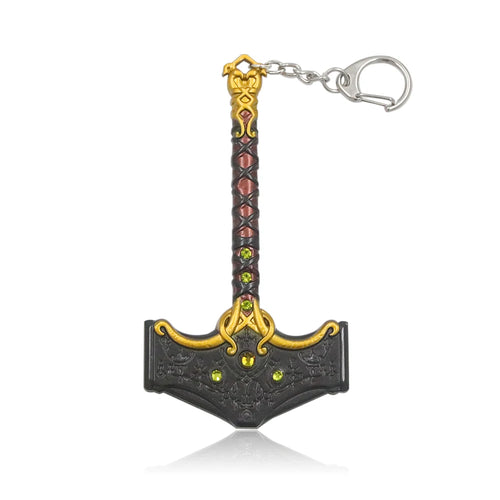 Game God of War Ragnarok Keychain Kratos The World Serpent Jormungandr