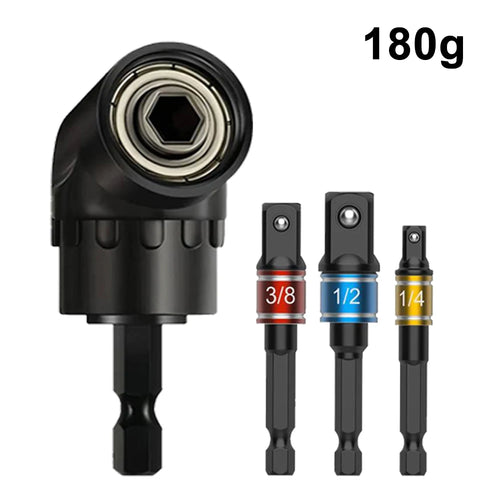 Black 105 ° Turning Screwdriver Joint Electric Drill Corner Socket