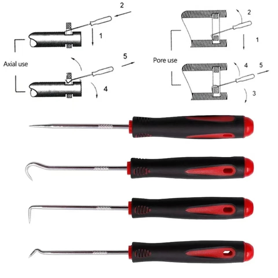 4PCS Car Auto Vehicle Oil Seal Screwdrivers Set O-Ring Seal Gasket