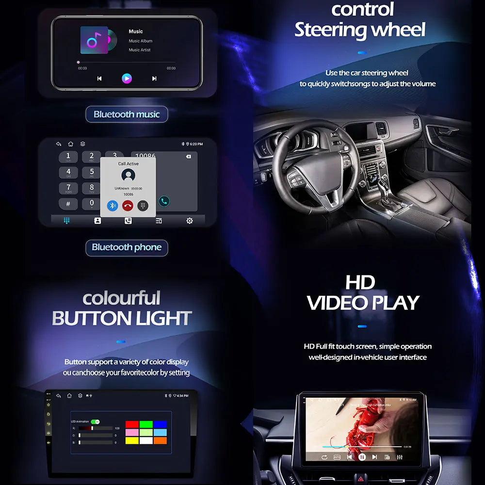 Android OS Car Radio For Volkswagen VW Polo MK4 6Q 9N 9N3 2004-2009