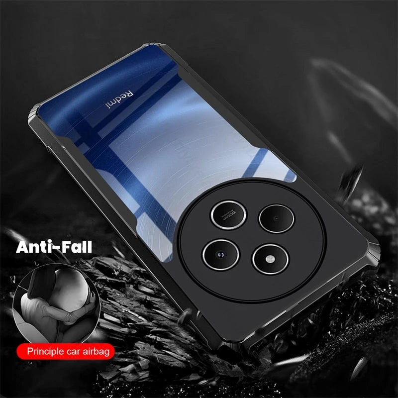 Clear Acrylic Armor Shockproof Coque For Xiaomi Redmi 14C 4G