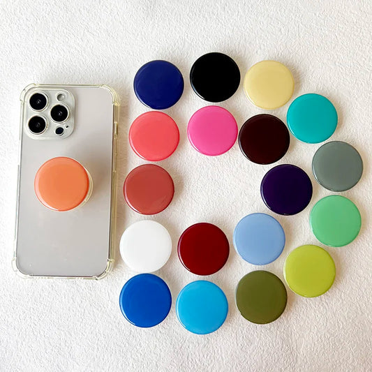 Popular Ins Korean style Macaron socket Phone Talk Grip Stretchable