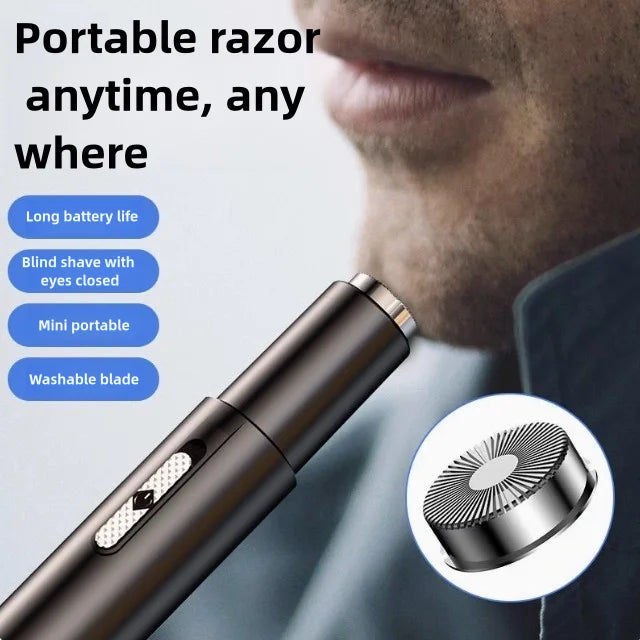 Adult Electric Nose Hair Trimmer Ear Hair Nose Hair Black Trimmer