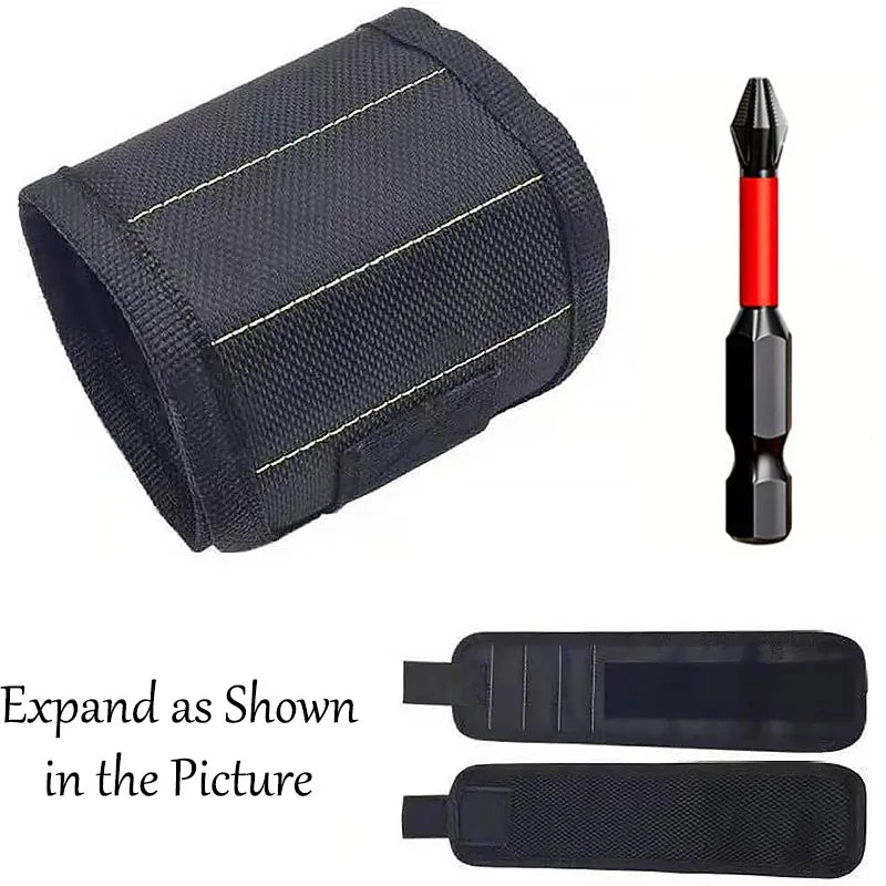 Magnetic Wristband, used to Secure Screw Tools Made of High-quality