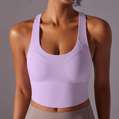 Nylon Sexy Women's Sports Bra Top Women Tight Elastic Gym Sport Yoga