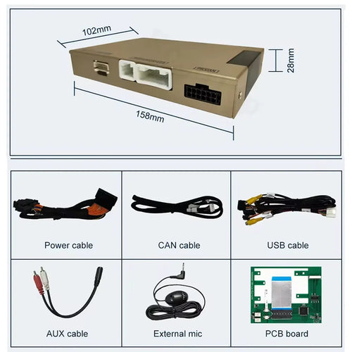 CARABC Wireless Carplay Android Auto for Ford Sync2 System Explorer
