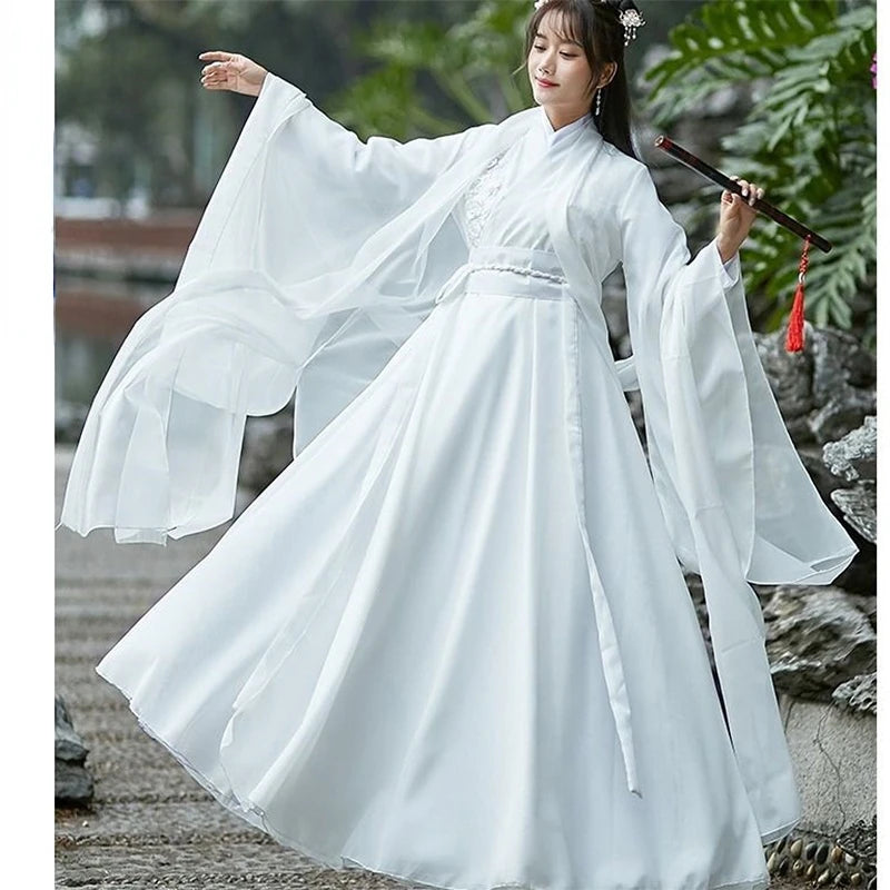 Modern Hanfu Woman Chinese Traditional Dress Kimonos Mujer Tang