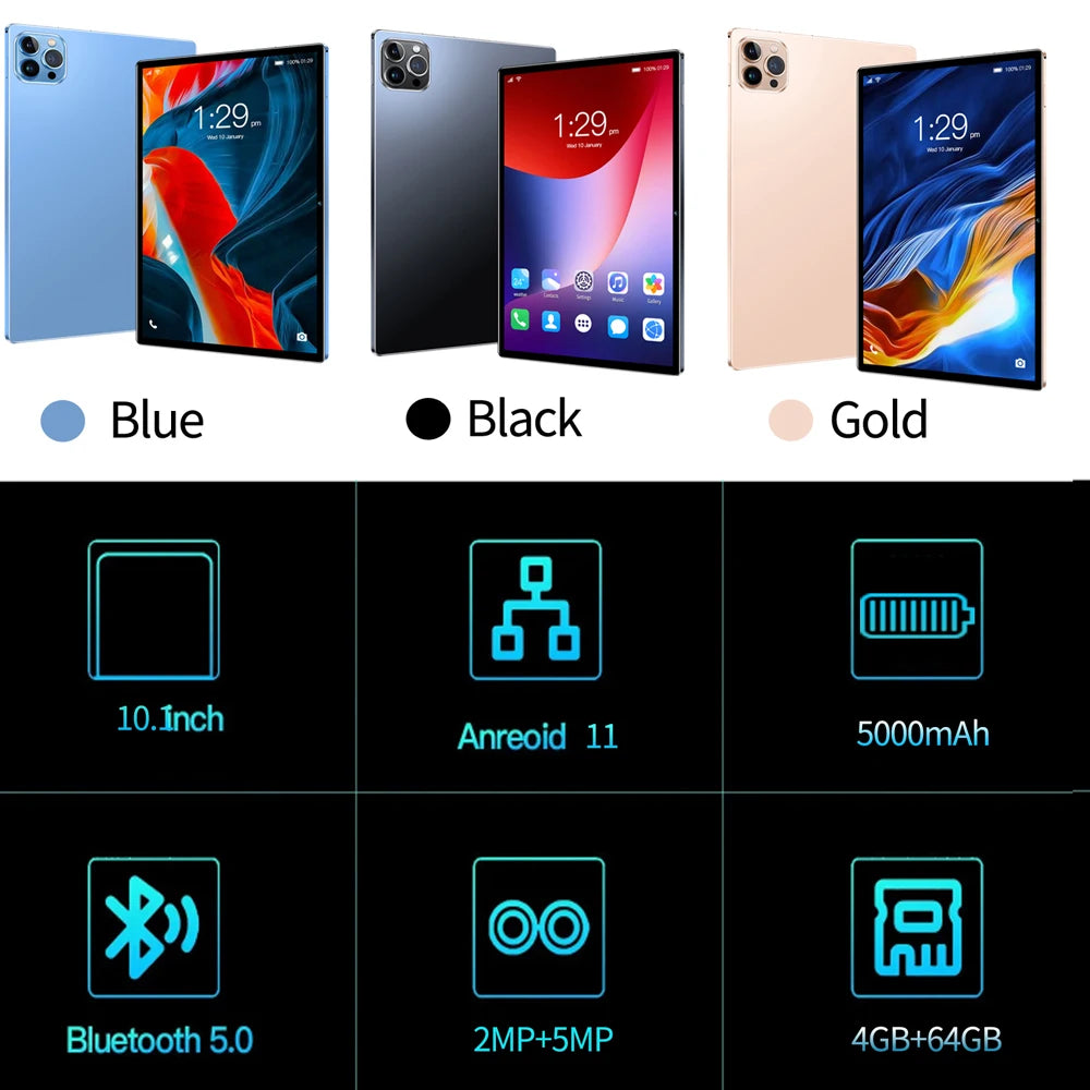 2024 New Original P37 Tablet 10.1-inch Android Global Edition Octa