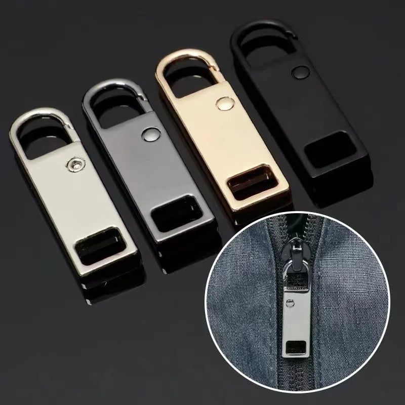 4pcs Detachable Zipper Pull, Replacement Zipper Accs For Jeans &