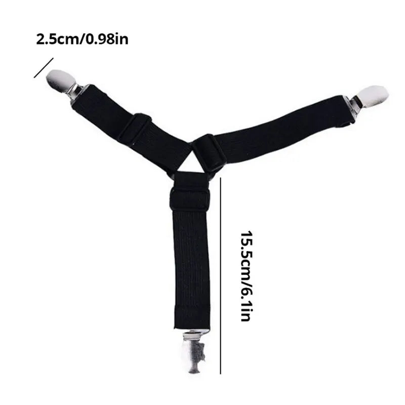 4Pcs/lot Bed Sheet Fasteners Holder Gadgets for Bed Sheet Organizer