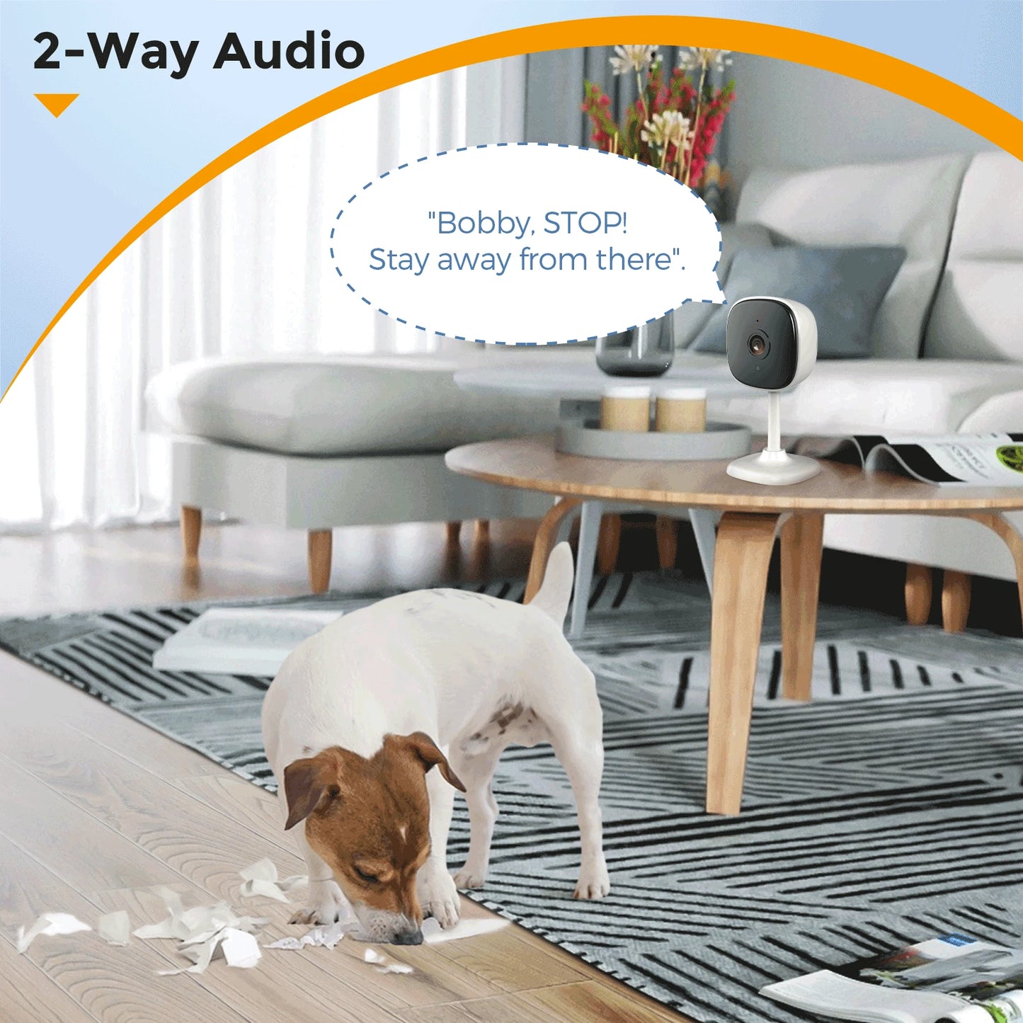 Amorom 1080P Wifi IP Surveillance Camera Pet Baby Home Video Monitor