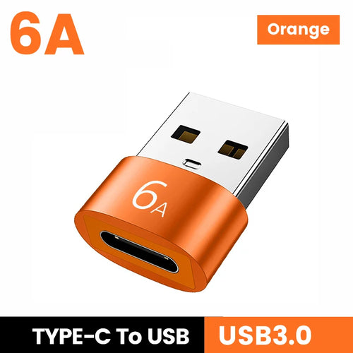 NNBILI 6A Type C To USB 3.0 OTG Adapter USB C Female To USB Male