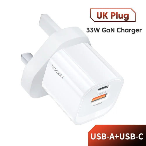 Toocki GaN USB Type C Charger Portable High Speed Charger for iPhone