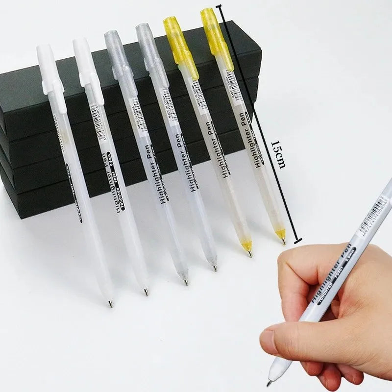 12pcs/set 0.7mm Paint Marker Permanent Marker Graffiti Metalic Marker