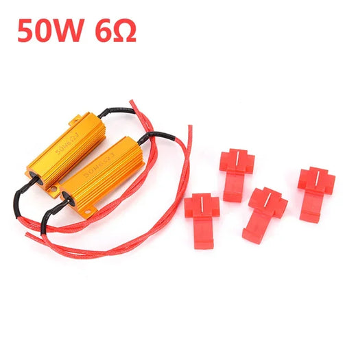 2Pcs Car LED Canbus Decoder 25W 25Ohm Load For Automobile Turn Signal