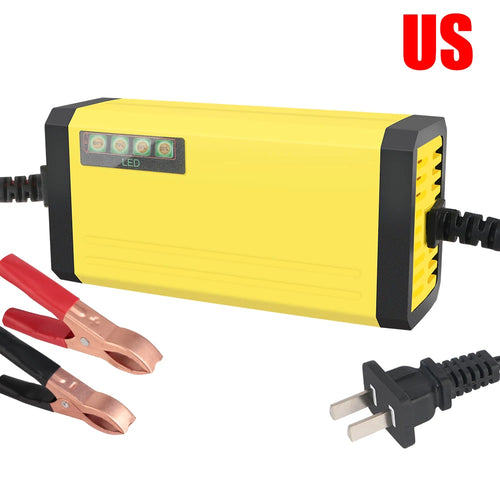 220V Power Puls Repair Charger Car Battery Charger 12V 2A LED Display