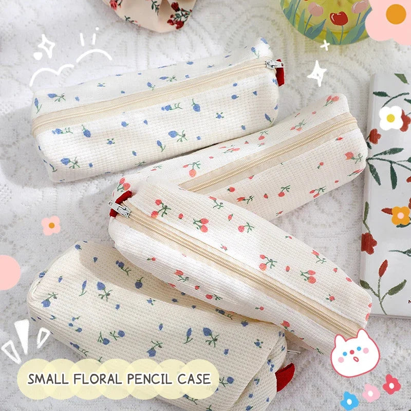 Cute Flower Pencil Bag The Small Fresh Pencil Case Kawaii Pencil Pouch