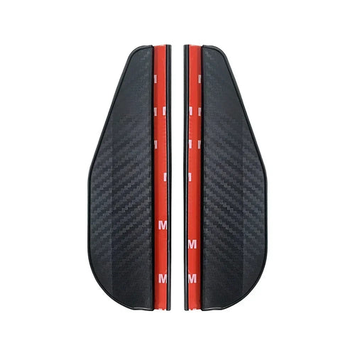 Car Rearview Mirror Rain Eyebrow Carbon Fiber Sun Visor Shade
