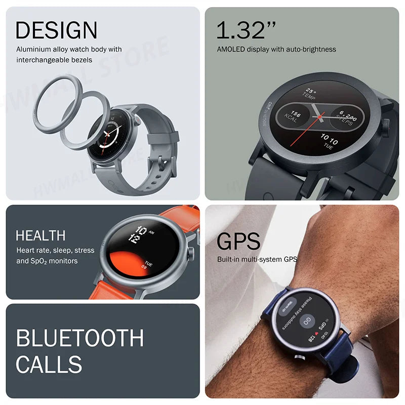Global Version CMF by Nothing Watch Pro 2 1.32" AMOLED Bluetooth 5.3