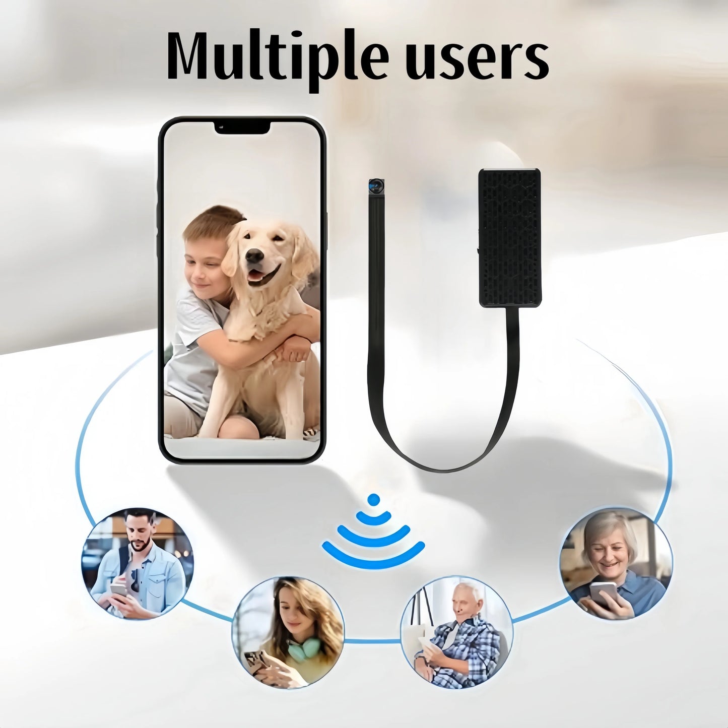 HD WiFi Mini Camera DIY Module Home office Security Nanny Cam Alarm