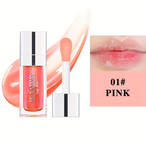 Hydrating Lip Glow Oil, Plumping Lip Gloss, Moisturizing Lip Oil
