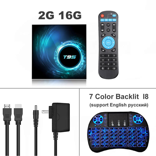 T95 TV Box Android 14 4GB 64GB 128GB Allwinner H616 Quad Core Support