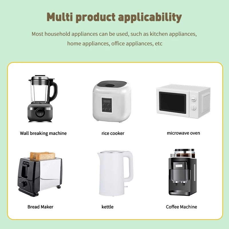 3-6pcs Cord Winder Organizer for Kitchen Appliance Cord Wrapper Cable