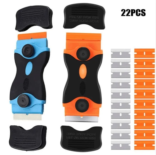 22Set of Plastic Scraper Automobile Sticker Remover Scraper Glass Hob