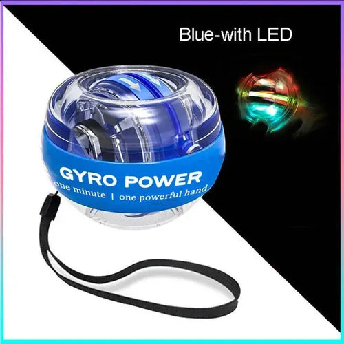 LED Wrist Power Trainer Ball Self-starting Gyro Wrist Hand Ball Arm