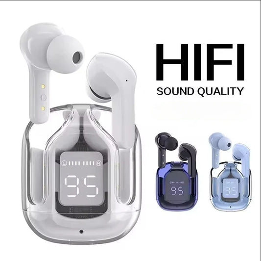 TWS T2 Wireless Earbuds LED Power Digital Display Headset Stereo Sound