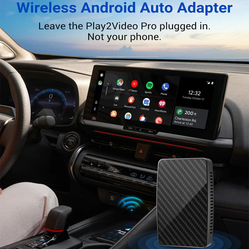 OTTOMOTION Android Ai Box Wireless CarPlay Adapter Android Auto Built