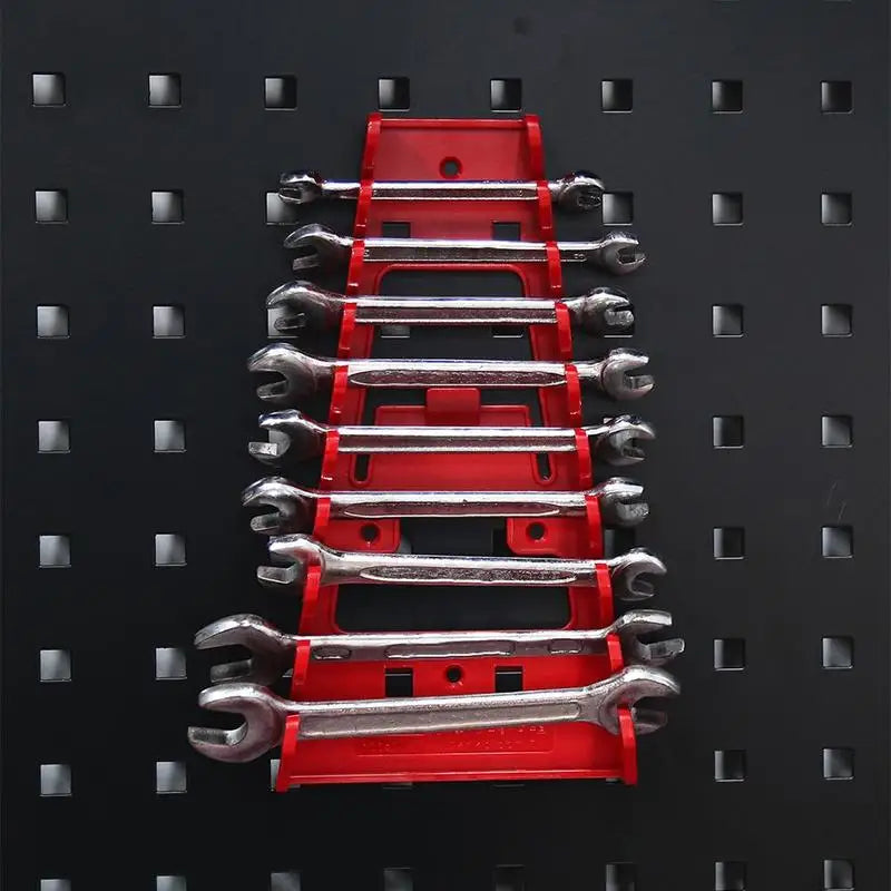 Red Wrench Organizer Plastic Wrench Organizer Tray Sockets Storage