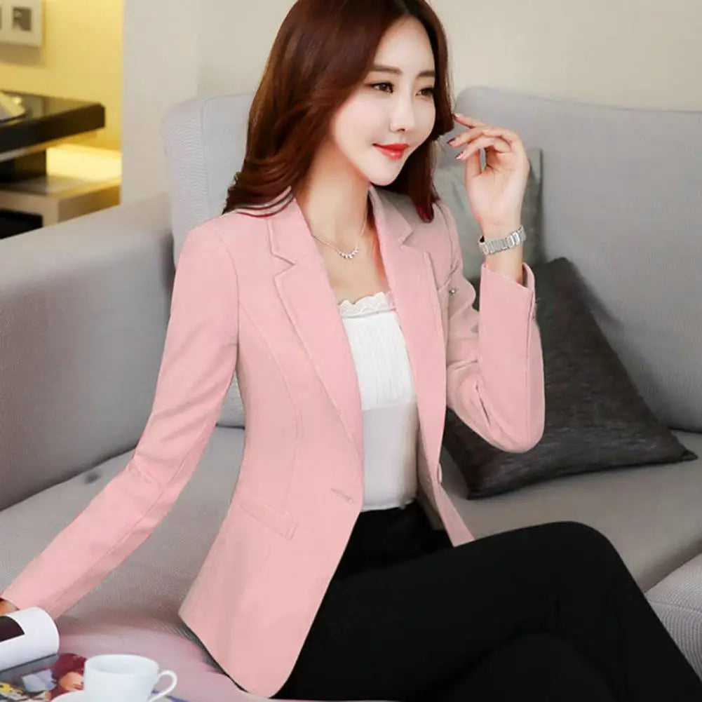 Solid Color Thin Blazer Women 2023 New Long Sleeve Spring And Summer