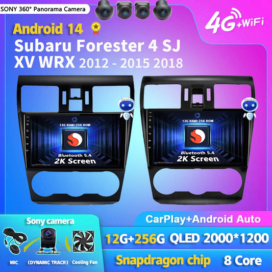Android 14 Carplay Car Radio Multimedia Player For Subaru Forester 4