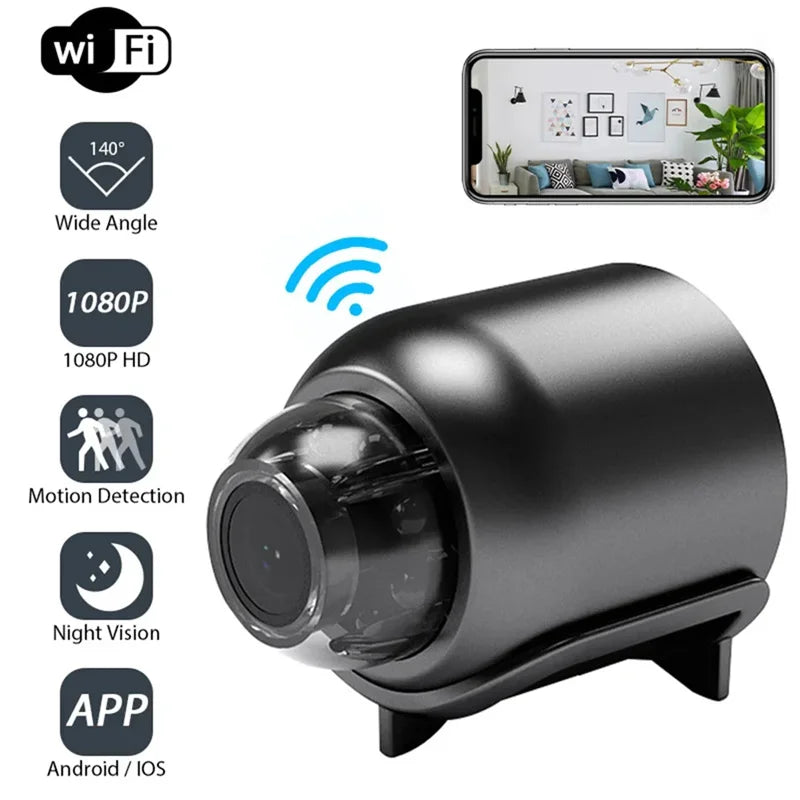 HD 1080P Mini Camera Wireless WiFi Baby Monitor Indoor Safety Security